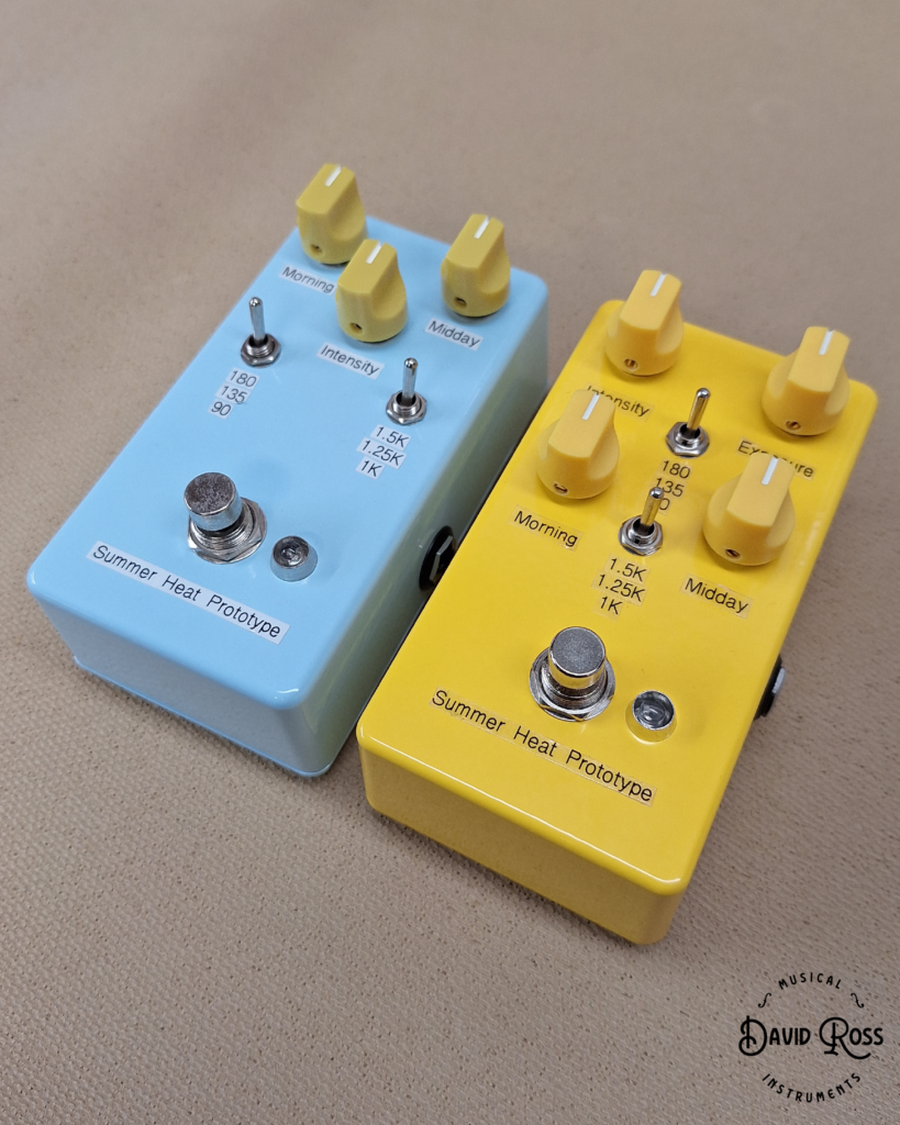 Summer Heat Guitar Pedal Prototypes